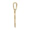 14K Yellow Gold Star of David Pendant Charm Jewelry 18mm x 11mm
